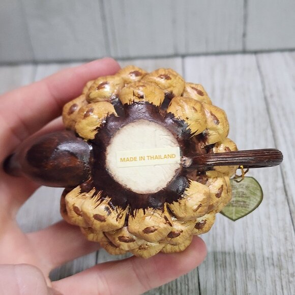 Vintage Khien Miniature Pinecones Ceramic Pitcher Christmas Holiday Collectible - Picture 5 of 10